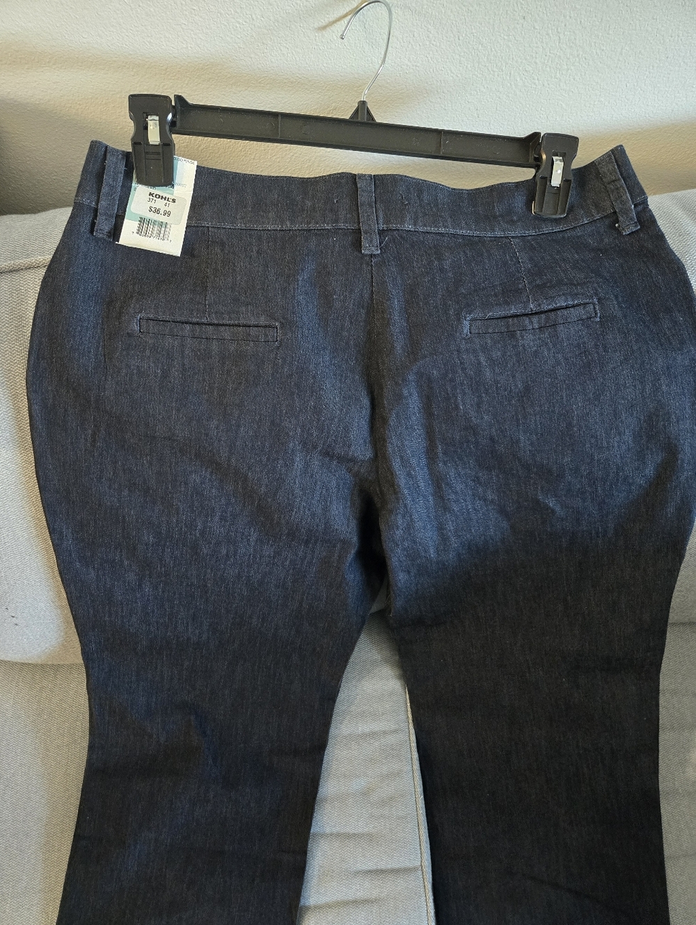 Nwt Lee Relaxed Fit Dark Denim  Trousers - Navy - Picture 5 of 8